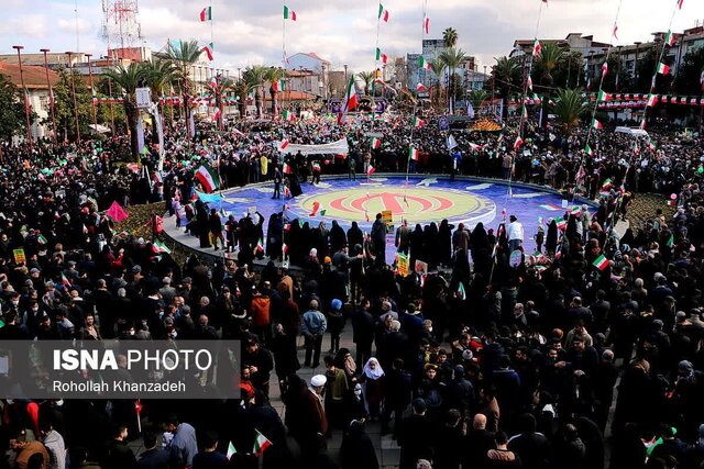 جشن چهل و چهارمین سالگرد پیروزی انقلاب - رشت