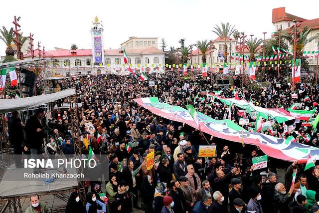جشن چهل و چهارمین سالگرد پیروزی انقلاب - رشت