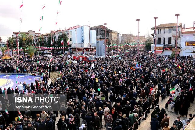 جشن چهل و چهارمین سالگرد پیروزی انقلاب - رشت