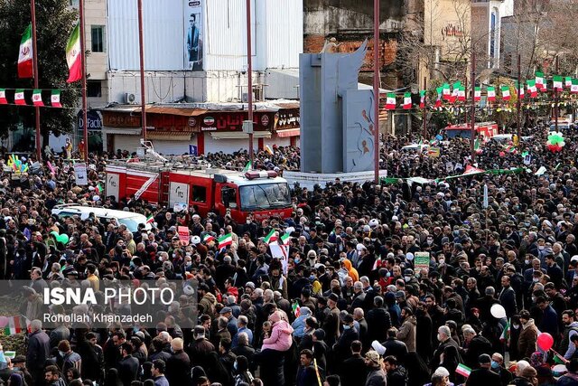جشن چهل و چهارمین سالگرد پیروزی انقلاب - رشت