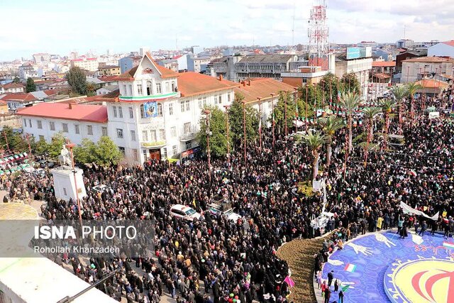 جشن چهل و چهارمین سالگرد پیروزی انقلاب - رشت