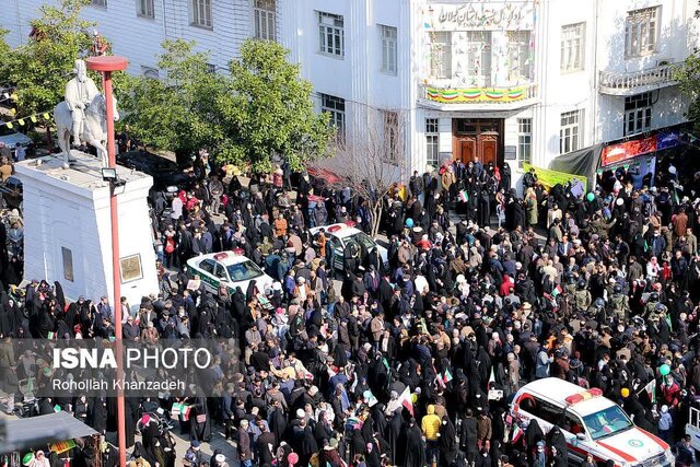 جشن چهل و چهارمین سالگرد پیروزی انقلاب - رشت