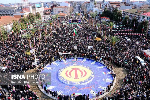 جشن چهل و چهارمین سالگرد پیروزی انقلاب - رشت