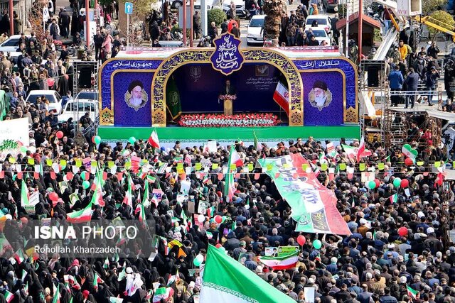 جشن چهل و چهارمین سالگرد پیروزی انقلاب - رشت