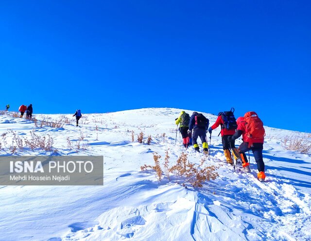 فتح قله بزقوش سراب توسط کوهنوردان آستارایی