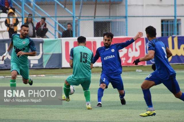 چوکای تالش با ۳ گل فاتح دربی گیلان