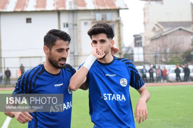 شهرداری آستارا با کسب پیروزی آرمان گهر سیرجان را بدرقه کرد + تصاویر