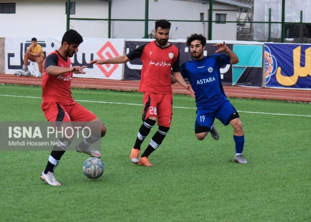 شهرداری آستارا با کسب پیروزی آرمان گهر سیرجان را بدرقه کرد + تصاویر