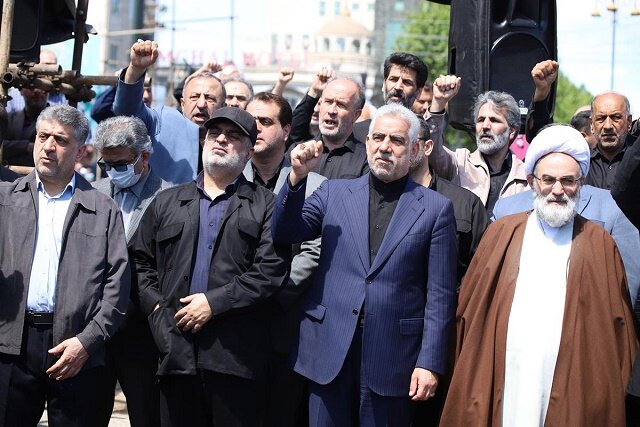 گزارش تصویری: راهپیمایی روز جهانی قدس - رشت