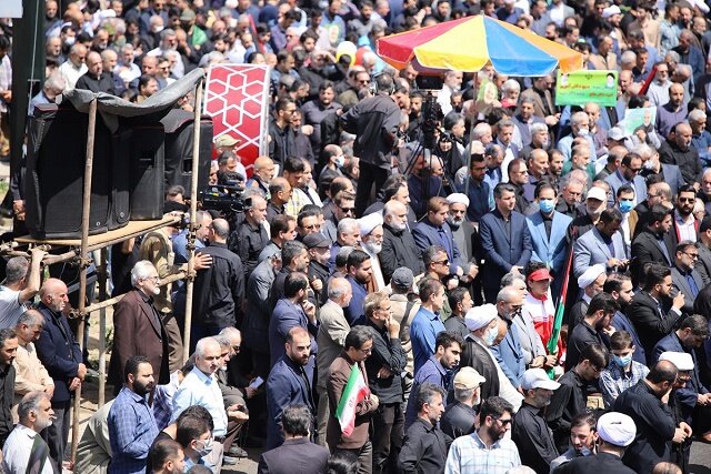گزارش تصویری: راهپیمایی روز جهانی قدس - رشت