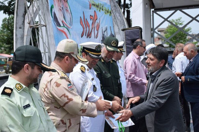 مراسم گرامیداشت سالروز فتح خرمشهر در آستارا برگزار شد