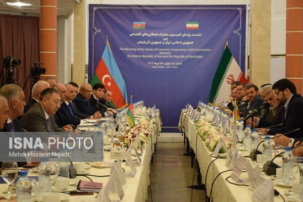 آغاز نشست کمیسیون مشترک همکاریهای اقتصادی ایران و جمهوری آذربایجان + تصاویر