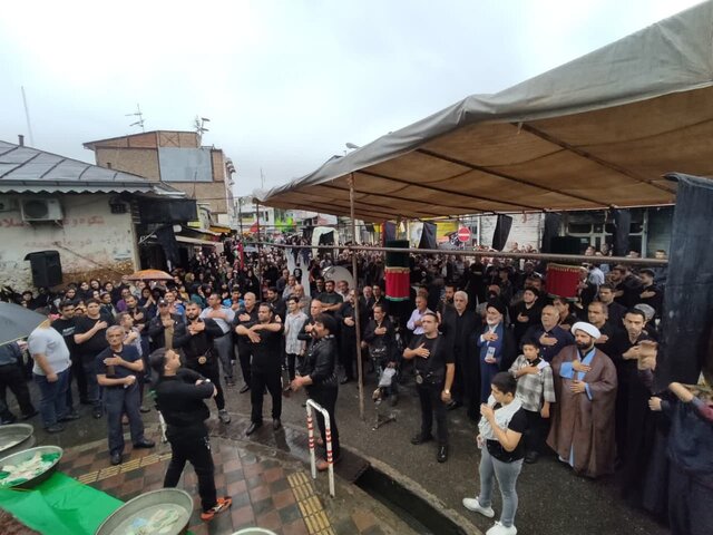 آئین سنتی طشتگذاری در تالش برگزار شد