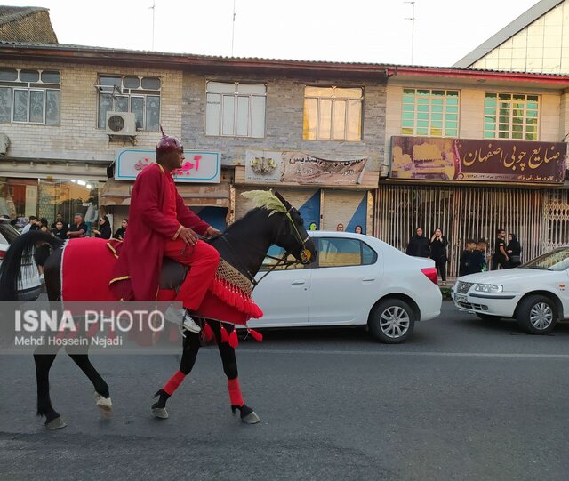 شکوه تاسوعای حسینی(ع) در شهرستان مرزی آستارا