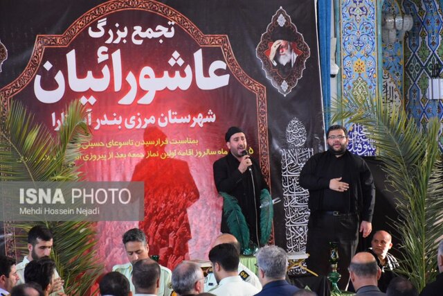 تجمع بزرگ عاشوراییان در شهر مرزی آستارا + تصاویر