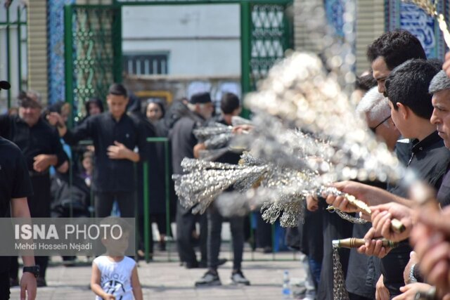 طنین فریاد "یا حسین" در شهرستان مرزی آستارا همزمان با عاشورای حسینی