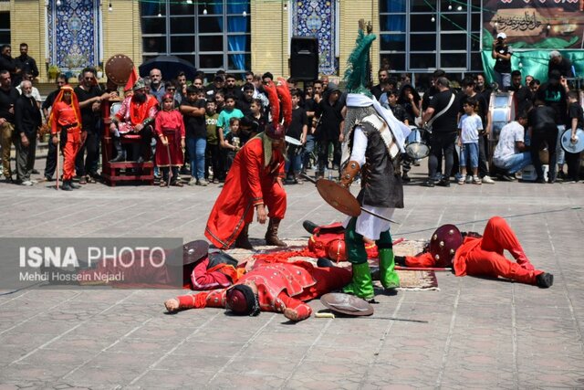 استقبال از تعزیه خوانی با گویش آذری در آستارا/ انتقال پیام عاشورا به نوجوانان و جوانان