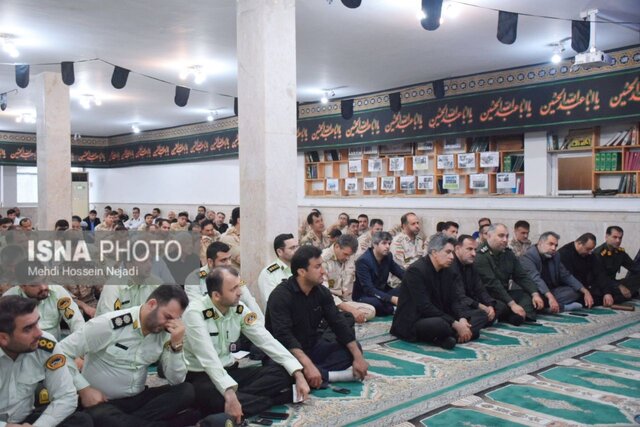 برگزاری مراسم عزاداری سومین روز شهادت امام حسین(ع) در سپاه ناحیه آستارا