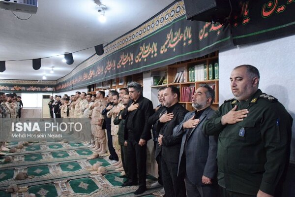 برگزاری مراسم عزاداری سومین روز شهادت امام حسین(ع) در سپاه ناحیه آستارا