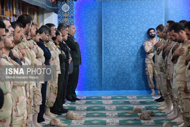 برگزاری مراسم عزاداری سومین روز شهادت امام حسین(ع) در سپاه ناحیه آستارا