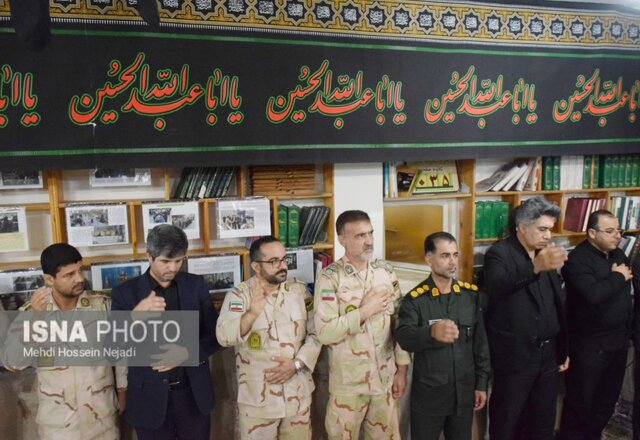 برگزاری مراسم عزاداری سومین روز شهادت امام حسین(ع) در سپاه ناحیه آستارا