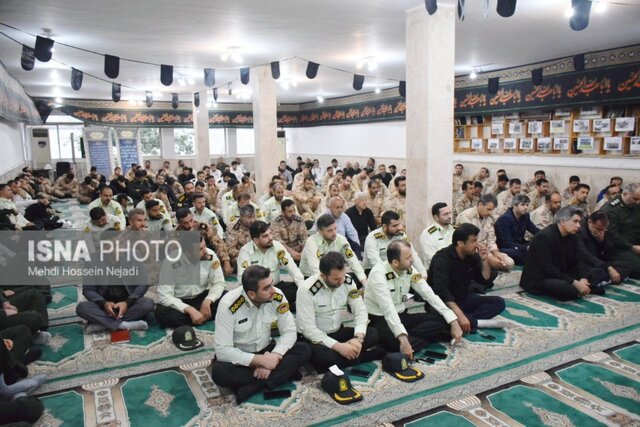 برگزاری مراسم عزاداری سومین روز شهادت امام حسین(ع) در سپاه ناحیه آستارا