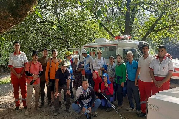 پیدا شدن گروه ۳۲ نفری کوهنوردی در ارتفاعات آستارا