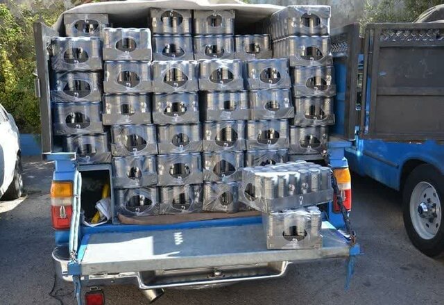 توقیف بیش از ۱۱ هزار قوطی نوشیدنی‌قاچاق در رودبار 
