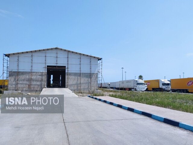 راه اندازی دستگاه ایکس.ری جدید کامیونی در لاین خروجی گمرک مرزی آستارا