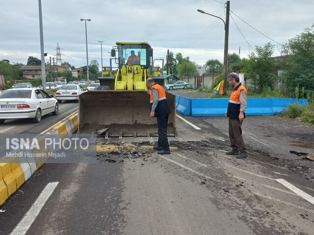 جمع آوری بخشی از سرعت گیرهای غیراستاندارد محور آستارا - آقچای