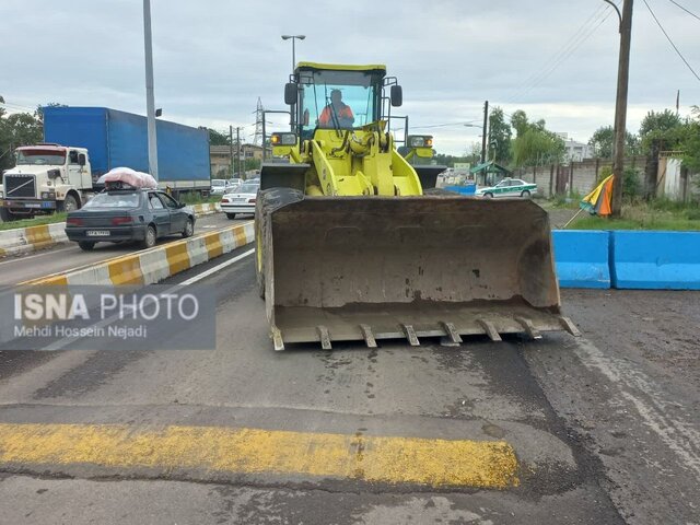 جمع آوری بخشی از سرعت گیرهای غیراستاندارد محور آستارا - آقچای