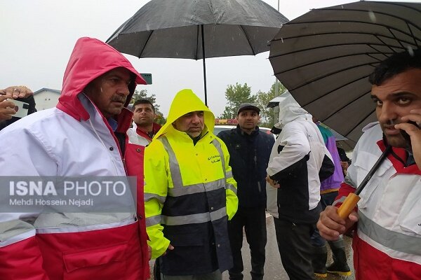 مصدومیت ۷ نفر در آستارا در پی تخریب پل "سیبلی"