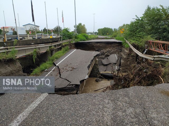 بازدید استاندار گیلان از مناطق سیل زده آستارا