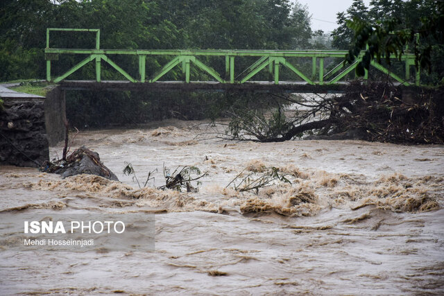 بارش ۵ ساعته آستارا معادل بارندگی سالانه یک استان