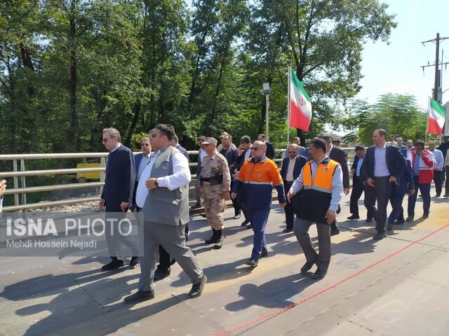 بازدید رؤسای کل گمرک و راهداری کشور از زیرساخت های اقتصادی آستارا + تصاویر