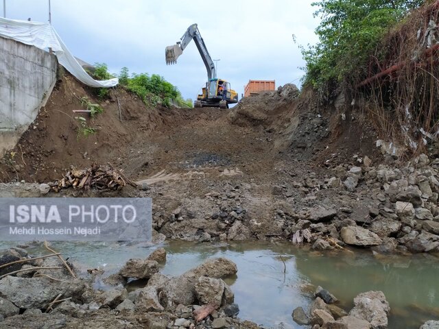 آغاز عملیات اجرایی بازسازی پل سیبلی در محور مواصلاتی آستارا به تالش