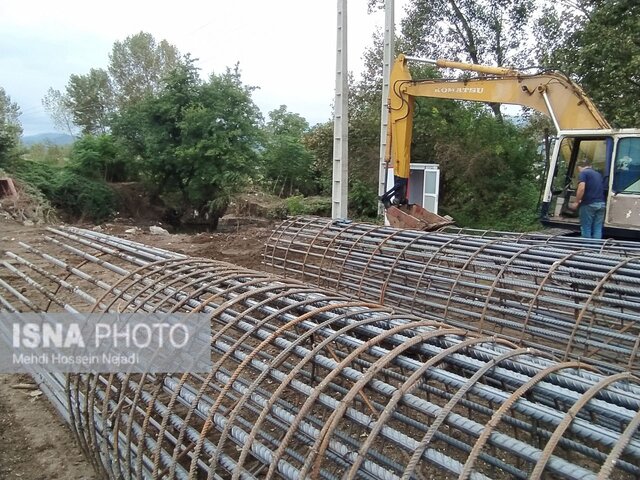 آغاز عملیات اجرایی بازسازی پل سیبلی در محور مواصلاتی آستارا به تالش