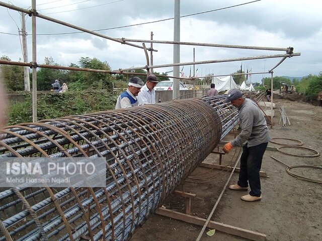 آغاز عملیات اجرایی بازسازی پل سیبلی در محور مواصلاتی آستارا به تالش