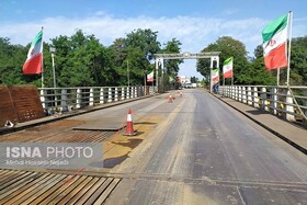 پیشرفت ۹۵ درصدی مقاوم سازی پل مرزی آستاراچای در مرز ایران و آذربایجان