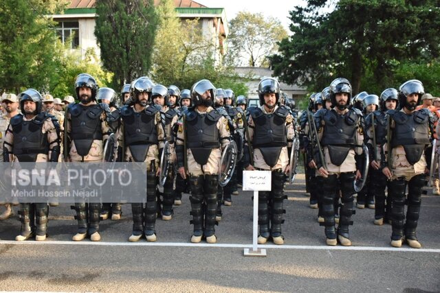 صبحگاه مشترک نیروهای مسلح شهرستان مرزی آستارا برگزار شد + تصاویر