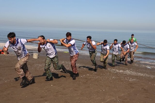 اولین مسابقات رزمی نداجا «جام مروارید» در گیلان برگزار شد