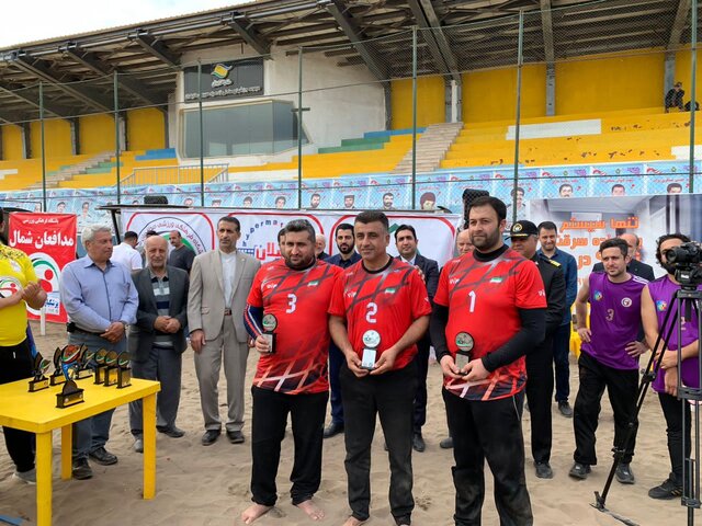 تیمهای برتر پاراوالیبال نشسته ساحلی قهرمانی کشور در بندر انزلی معرفی شدند