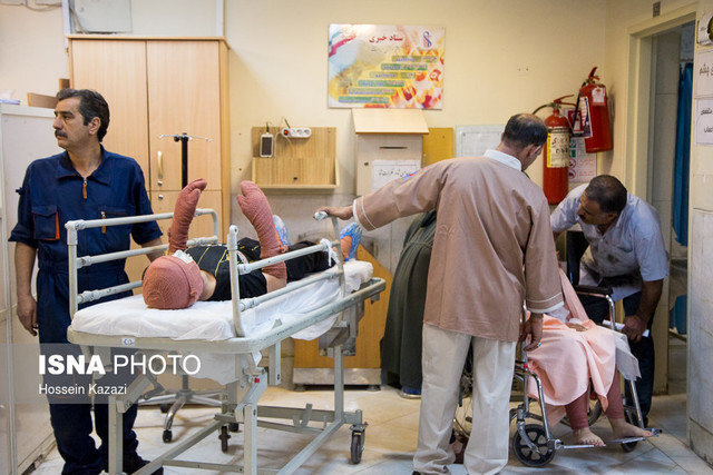عکس تزیینی است ۴ تن از مصدومان آتش سوزی لنگرود، سوختگی بالای ۵۰ درصد دارند