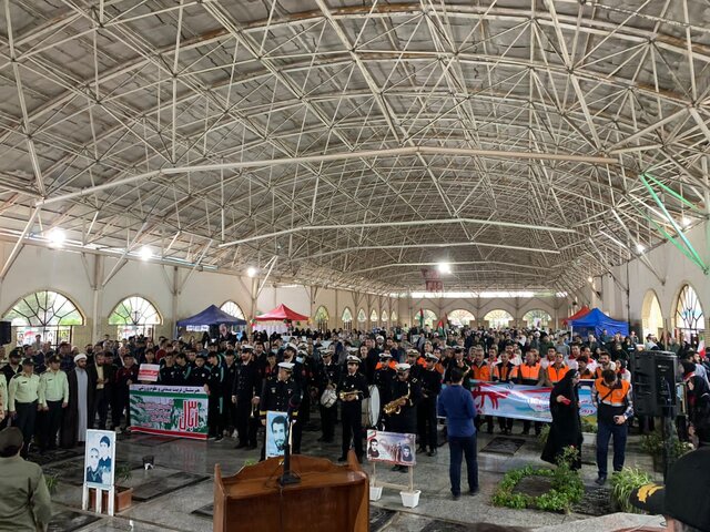 تجمع استکبارستیزی دانشآموزان بندر انزلی برگزار شد