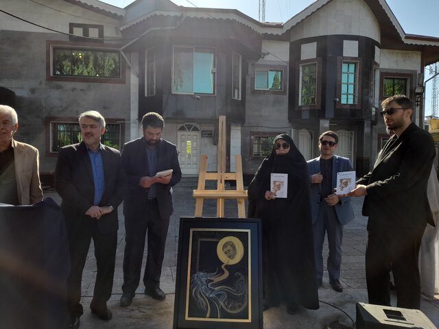 تندیس زندهیاد ابوالقاسم حسینجانی در بندر انزلی رونمایی شد