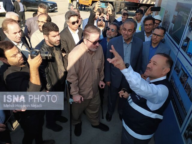 بازدید اعضای کار ویژه مرز شورای تامین گیلان از پروژه های مرزی آستارا + تصاویر