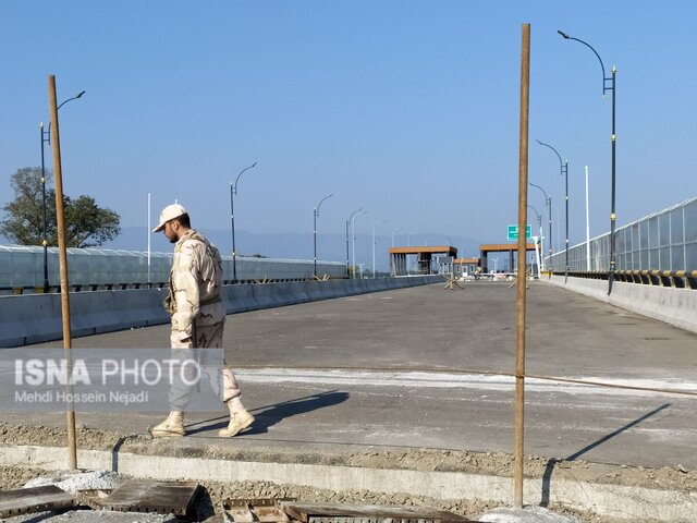 بازدید اعضای کار ویژه مرز شورای تامین گیلان از پروژه های مرزی آستارا + تصاویر