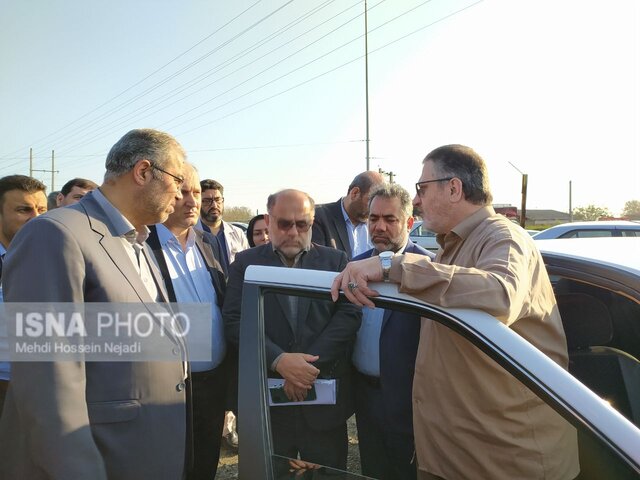 بازدید اعضای کار ویژه مرز شورای تامین گیلان از پروژه های مرزی آستارا + تصاویر