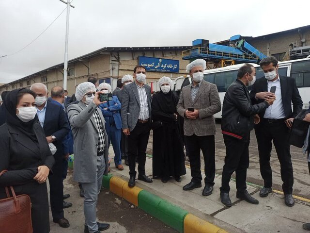 بازدید اعضای شورای شهر تالش از تاسیسات مدیریت پسماند مشهد