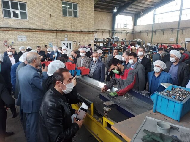 بازدید اعضای شورای شهر تالش از تاسیسات مدیریت پسماند مشهد